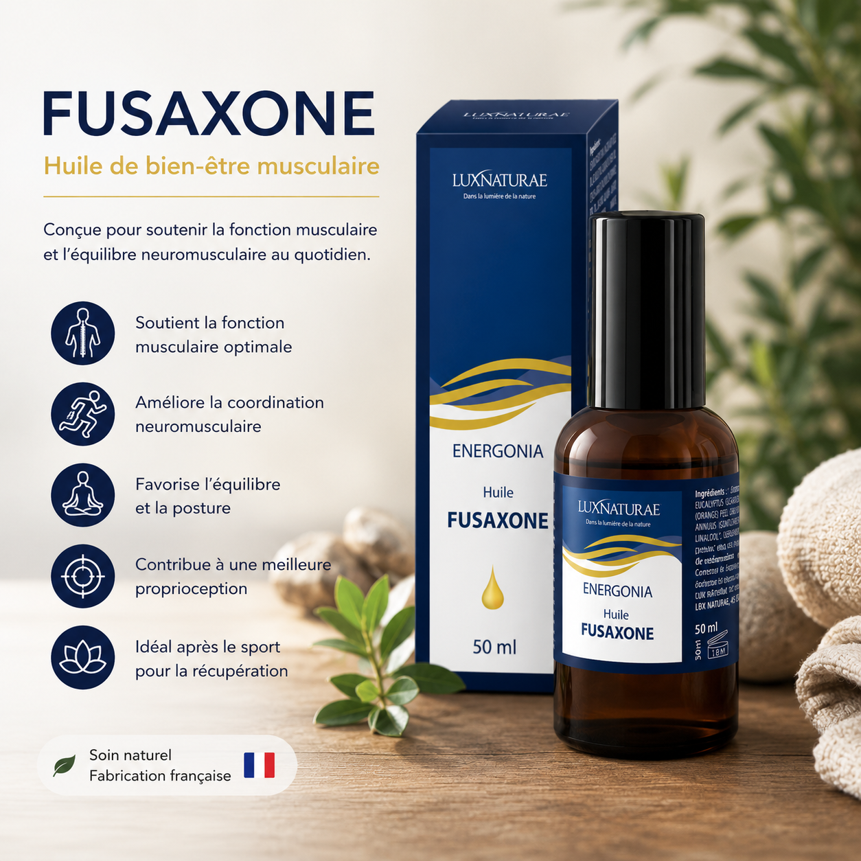FUSAXONE - Tension nuque et amélioration de la posture